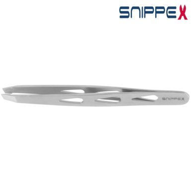 Schuin pincet Snippex 10 cm voor precieze wenkbrauwcorrectie en ontharing in professionele salons en beautypraktijken