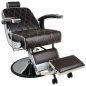 Professionele barberstoel Gabbiano Imperial bruin met hydraulische verstelling voor knippen, scheren en baardverzorging Professionele barberstoel Gabbiano Imperial bruin met hydraulische verstelling voor knippen, scheren en baardverzorging