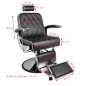 Barberstuhl braun Gabbiano Imperial Barberstuhl braun Gabbiano Imperial