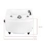 Professioneel pedicurevoetbad Azzurro A023 met hydromassage op wielen voor salons, praktijken en beauty-studio's