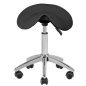 Professionele cosmetische kruk AM-302 zwart met geprofileerde zitting voor manicure, pedicure en beautybehandelingen Professionele cosmetische kruk AM-302 zwart met geprofileerde zitting voor manicure, pedicure en beautybehandelingen