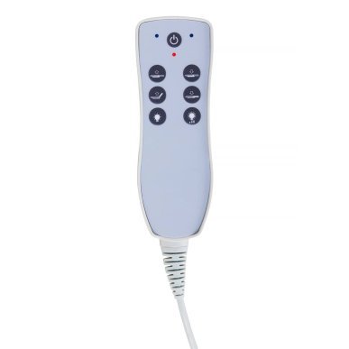 Professionele SPA-behandelbank Azzurro 815B elektrisch verstelbaar in glanzend wit voor cosmetische salons