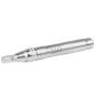 Microneedlingpen SYIS 05 zilver voor professionele huidverbetering, rimpels, littekens en striae, met 12 naalden en 5 standen