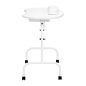 Opvouwbare cosmetische tafel 4031 wit met tas en manicurekussen voor mobiele professionele salonservices 94×72×44 cm Opvouwbare cosmetische tafel 4031 wit met tas en manicurekussen voor mobiele professionele salonservices 94×72×44 cm