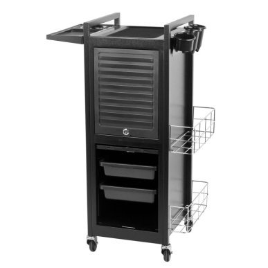 Professionele kappershulp Gabbiano Deluxe 401 met opvouwbare lade en opbergruimte voor de salon, 90 x 50 x 40 cm