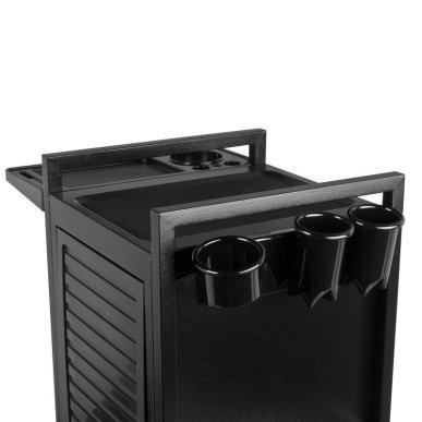 Professionele kappershulp Gabbiano Deluxe 401 met opvouwbare lade en opbergruimte voor de salon, 90 x 50 x 40 cm
