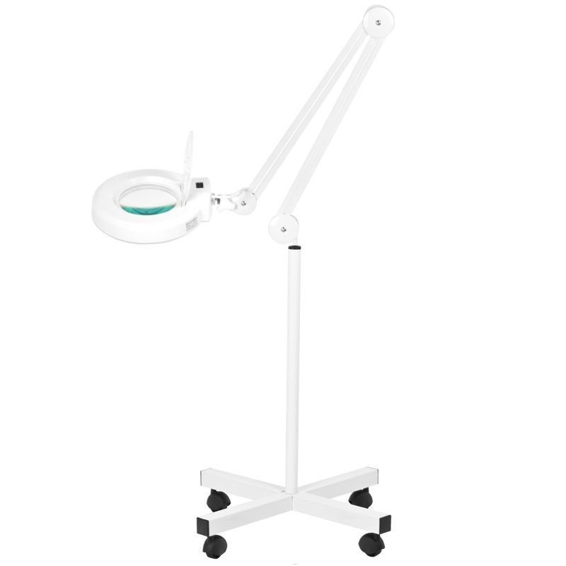 Professionele loeplamp S4 met LED en statief, 5 dioptrieën, 24 W, voor salon, manicure, pedicure en permanente make-up