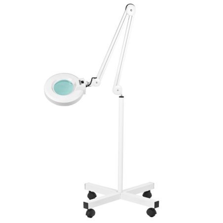 Loeplamp S4 met statief, 5 dioptrieën en 22 W voor professioneel salonwerk, huidanalyse, manicure, pedicure en epileren