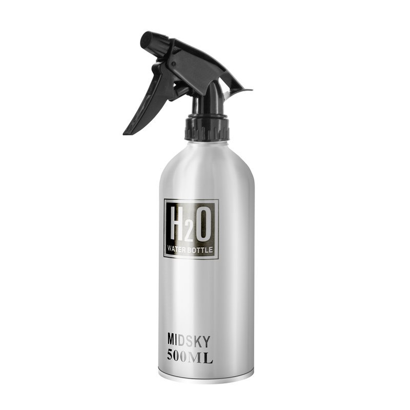 Aluminium kapperssprayer 400 ml voor professioneel salongebruik met ergonomische vorm voor comfortabel werken in de salon Aluminium kapperssprayer 400 ml voor professioneel salongebruik met ergonomische vorm voor comfortabel werken in de salon