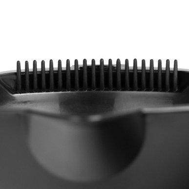 Verfmengkom A-013 zwart voor haarverf en professioneel kleuren in de kapsalon met comfortabel handvat en rubberen basis