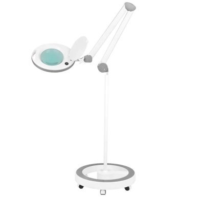 Professionele LED-loeplamp Elegante 6014 60 5D met statief voor salon, manicure, pedicure en permanente make-up