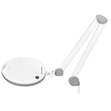 Professionele LED-loeplamp Elegante 6014 60 5D met statief voor salon, manicure, pedicure en permanente make-up
