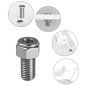 Professionele loeplamphouder Tube Inox van inox staal voor tafelbladmontage tot 12 mm in salon, studio en praktijk Professionele loeplamphouder Tube Inox van inox staal voor tafelbladmontage tot 12 mm in salon, studio en praktijk