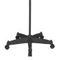 Professioneel statief voor Moonlight loeplamp, zwart, met mobiele kruisvoet voor flexibele plaatsing in salon, studio en