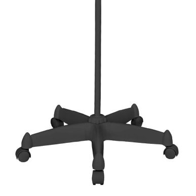 Professioneel statief voor Moonlight loeplamp, zwart, met mobiele kruisvoet voor flexibele plaatsing in salon, studio en