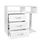 Professionele podologie-assistent Y-300 wit met laden en apparatuurplank voor pedicure, salons en behandelkamers Professionele podologie-assistent Y-300 wit met laden en apparatuurplank voor pedicure, salons en behandelkamers
