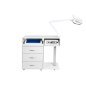Professionele podologie-assistent Y-300 wit met laden en apparatuurplank voor pedicure, salons en behandelkamers Professionele podologie-assistent Y-300 wit met laden en apparatuurplank voor pedicure, salons en behandelkamers