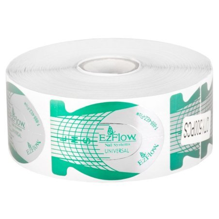 Nagelverlengingssjablonen FN02 groen, 500 stuks voor gel- en acrylnagels in professionele salon- en studiostyling