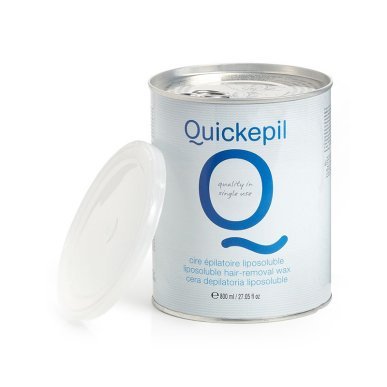 Blikwax voor gevoelige huid Quickepil Azulene 800 ml voor professionele ontharing met kalmerende werking in salon en praktijk