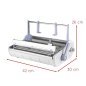 Professionele sealmachine F-300A Lafomed 500 W voor papier-folie sterilisatiehulzen, 300 mm, voor salon en praktijk