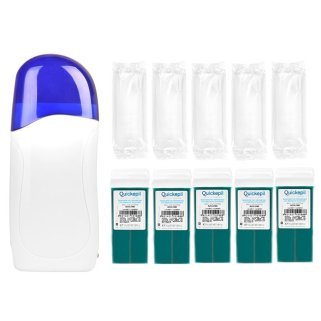 Roll-on epilatieset Single 5.5 40W met 5 azulene waxrollen voor professionele ontharing in salon en praktijk