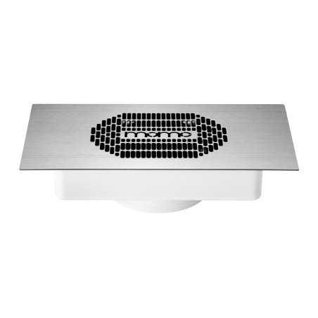Inbouw nagelstofzuiger Momo S-41 zilver 25 W voor manicuretafels en professionele nagelstudio's met geïntegreerde afzuiging