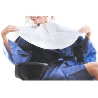 Wegwerp make-upcape Quickepil 50 stuks voor kledingbescherming tijdens professionele make-up- en beautybehandelingen