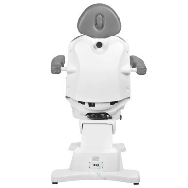 Elektrische pedicurestoel Azzurro 869AS Pedi met 5 motoren, draaibaar en grijs voor professionele pedicure en podologie
