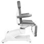 Elektrische pedicurestoel Azzurro 869AS Pedi met 5 motoren, draaibaar en grijs voor professionele pedicure en podologie
