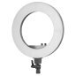 LED-ringlamp 18 inch 48 W zwart met statief voor make-up, beauty, tattoo en productfotografie voor salon en studio LED-ringlamp 18 inch 48 W zwart met statief voor make-up, beauty, tattoo en productfotografie voor salon en studio