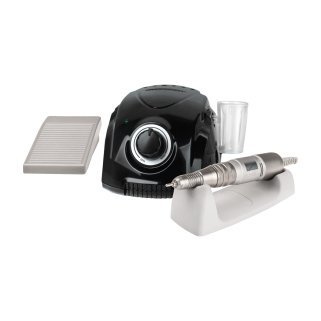 Professionele nagelfreesmachine Saeyang Marathon 3 Champion H200 zwart voor manicure, pedicure en nagelvoorbereiding