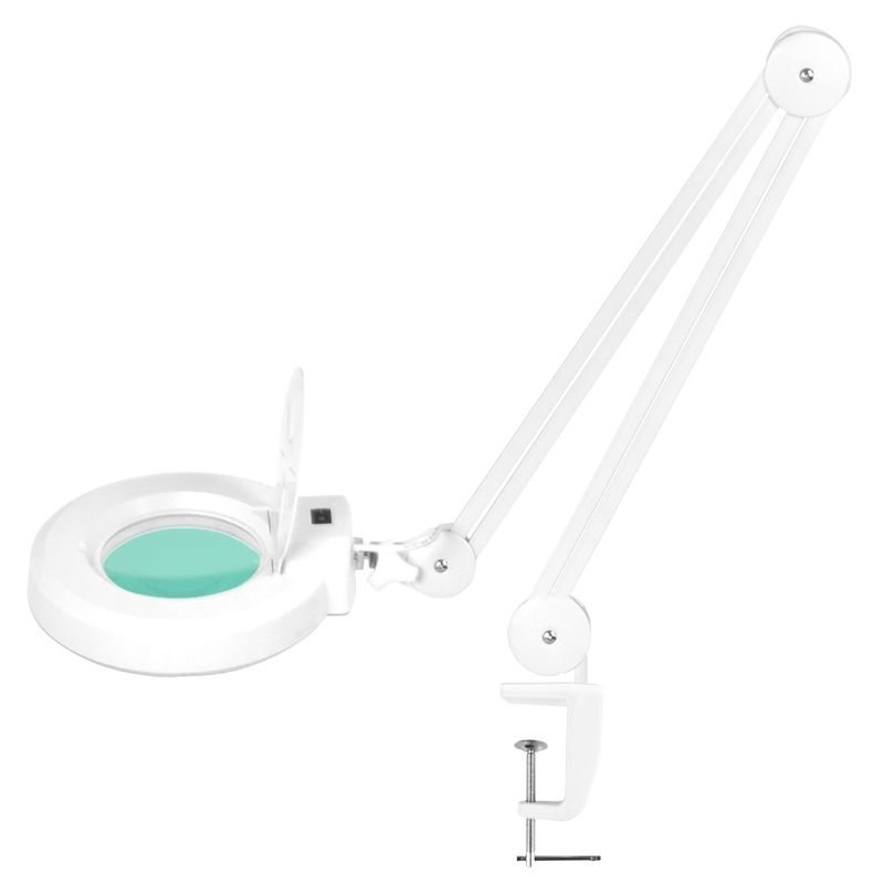 Professionele LED loeplamp S5 tafelmodel voor huidanalyse, manicure, podologie en nauwkeurige verlichting in salon