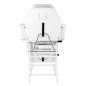 Fauteuil cosmétique blanc 557A avec cuvette