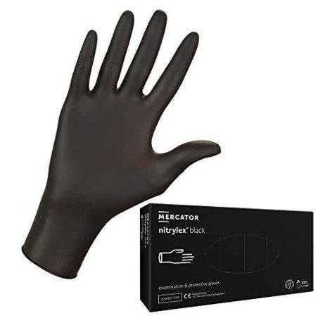 Mercator PF Black Nitrilhandschoenen - AQL 1.5 voor kappersbehandelingen