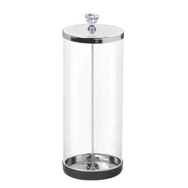 Glazen desinfectiepot voor instrumenten 1400 ml voor professionele cosmetica, manicure en podologie in de salon