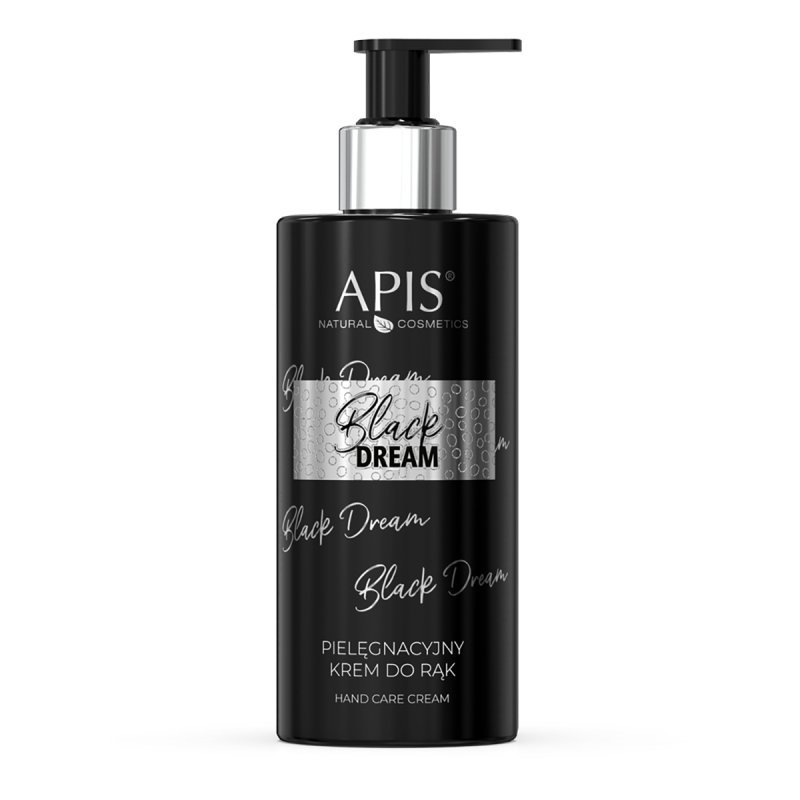 Handcrème Apis Black Dream 300 ml voor handverzorging na behandelingen en professioneel dagelijks gebruik in de salon