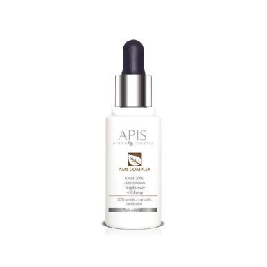 Cosmetisch zuur Amlcomplex 30% Apis 30 ml voor zuurbehandelingen in de salon met azelaïnezuur, amandelzuur en melkzuur