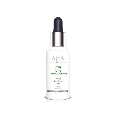 Cosmetisch zuur Ferulic 40% Apis 30 ml voor professionele cosmetische zuurbehandelingen in salon en beautypraktijk