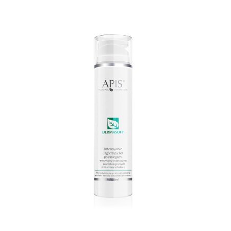 Kalmerende gel na behandelingen Dermasoft Apis 200 ml voor huidkalmering, nazorg en professionele salonverzorging