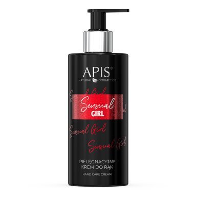 Handcrème Apis Sensual Girl 300 ml voor handverzorging na behandelingen, comfort en professioneel salongebruik
