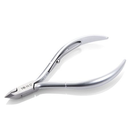 Professionele nagelriemtang Nghia C-03 Export met bek 12 en 5 mm voor precieze manicure, pedicure en wenkbrauwbehandelingen