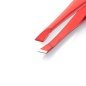 Professionele pincet Nghia T-01 Export rood voor nauwkeurige manicure, pedicure, wenkbrauw- en nagelbehandelingen