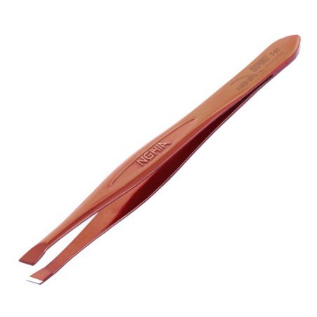 Professionele pincet voor manicure en pedicure Nghia T-01 Export bruin voor wenkbrauwen, nagels en precisiewerk in de salon