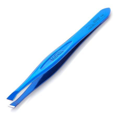 Professionele pincet Nghia T-01 Export blauw voor manicure, pedicure, wenkbrauwen en nauwkeurige nagelbehandelingen