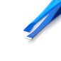 Professionele pincet Nghia T-01 Export blauw voor manicure, pedicure, wenkbrauwen en nauwkeurige nagelbehandelingen