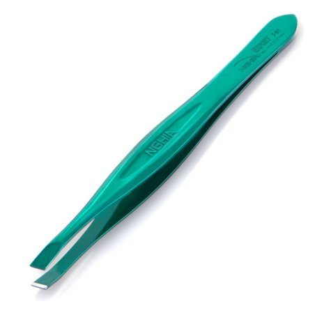 Precisiepincet Nghia T-01 Export groen voor manicure, pedicure, wenkbrauwen en nauwkeurige nagelbehandelingen