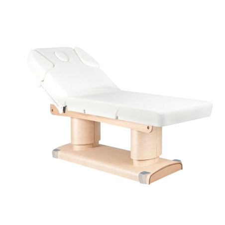 Elektrische verwarmde behandelbank Azzurro 838 met 4 motoren voor professionele beautysalons en behandelpraktijken