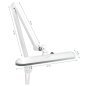 LED-werklamp met klem Elegante 801-L, wit, met intensiteitsregeling voor beautybehandelingen en nauwkeurige werkplekverlichting