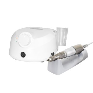Professionele nagelfreesmachine Saeyang Marathon Escort II Pro SH30N wit, 0-30.000 rpm, met voetpedaal voor salonwerk