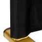 Make-upstoel van aluminium in goud voor professionele saloninrichting en comfortabel werken tijdens make-upbehandelingen Make-upstoel van aluminium in goud voor professionele saloninrichting en comfortabel werken tijdens make-upbehandelingen